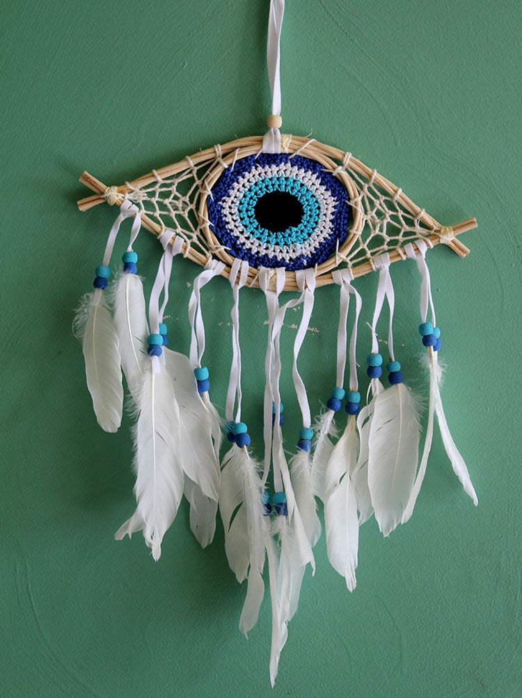 Rüya Kapanı Düş Kapanı Dream Catcher Göz Tasarımı