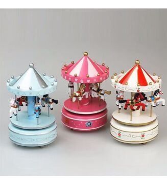 Nostaljik El Yapımı Atlıkarınca Müzik Kutusu N-42