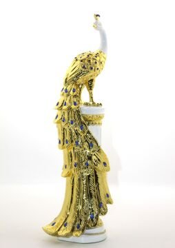 Polyester Tavuskuşu Figürü