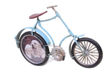 Dekoratif Metal Bisiklet Çerçeveli Vintage Hediyelik