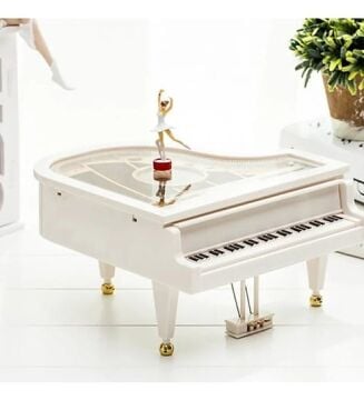 Balerinli Dans Eden Piyano Müzik Kutusu N-46
