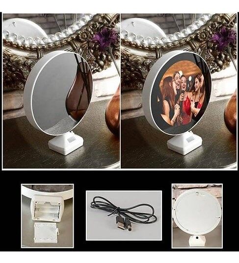 Fotoğraflı Sihirli Ayna Işıklı Fotoğraf Çerçevesi N-36