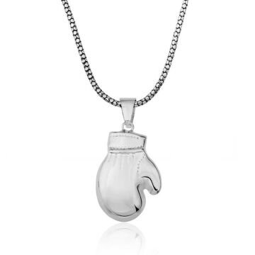 925 Ayar ​Gümüş Boks Eldiveni Erkek Kolye