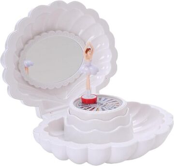 Dans Eden Balerinli İstiridye Müzik ve Takı Kutusu N-38