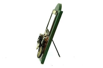 Dekoratif Metal Çerçeve Bisiklet Dekorlu Ev Ofis Hediyelik