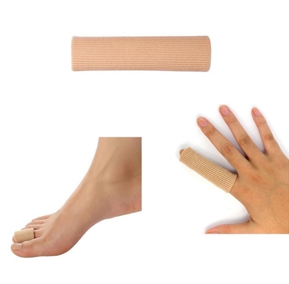 El Ayak Parmak Koruyucu Kumaş Kaplı Jel Silikon Tüp