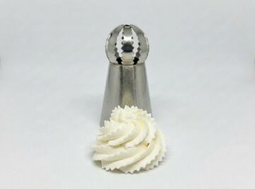 5'li Profesyonel Top Duy Ucu Seti – 5.9 cm Büyük Boy Paslanmaz Çelik Krema Sıkma ve Fırfır Uçları
