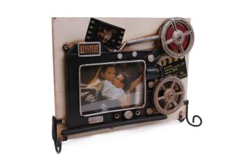 Dekoratif Metal Çerçeve Sinema Projektörü Dekorlu Hediyelik