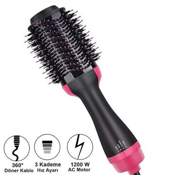 Saç Şekillendirici ve Saç Düzleştirici Fön Tarağı