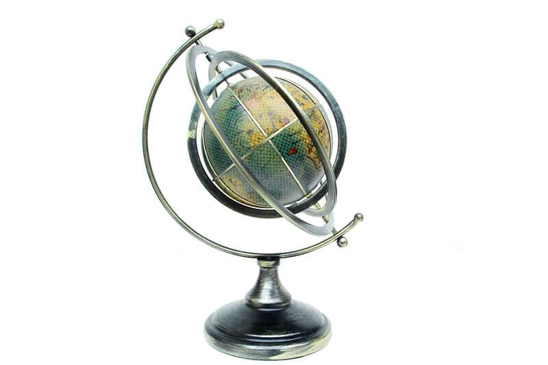 Dünya Küre Yerküre Standlı Zodiac Dekoratif Hediyelik