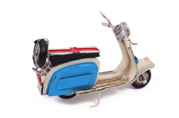 Dekoratif Metal Scooter Vintage Dekoratif Ev Ofis Hediyelik