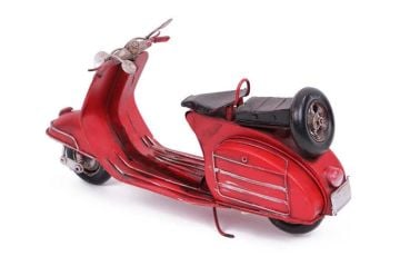 Dekoratif Metal Scooter Vintage Dekoratif Ev Ofis Hediyelik