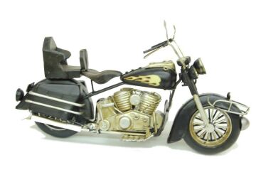 Dekoratif Metal Motosiklet Vintage Chopper Ev Ofis Hediyelik