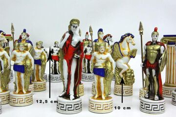 Satranç Taşı Polyester Büyükboy Herakles Dekoratif Hediyelik