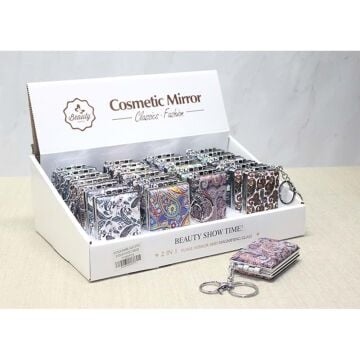 Taşlı El Aynası Anahtarlık