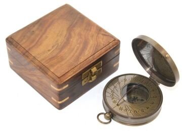 Ahşap Kutulu Pusula