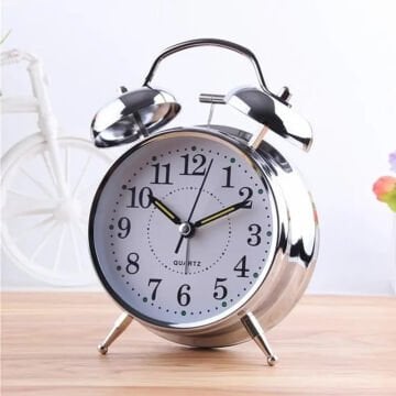 Metal Alarmlı Saat
