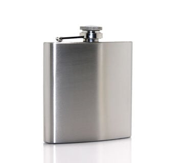 Paslanmaz Çelik 6 Oz Tekli Matara