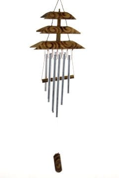 Bambu Metal Çanlı Rüzgar Çanı