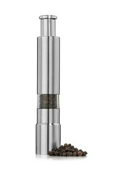 Karabiber Tuz Baharat Öğütücü Otomatik Basmalı Çelik Değirmen