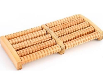 12 Silindirli Ahşap Ayak Masaj Aleti