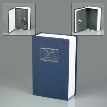 Kitap Görünümlü Gizli Kasa Kumbara Dekoratif Hediyelik