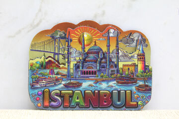 İstanbul Temalı Silikon Buzdolapı Süsü Magnet