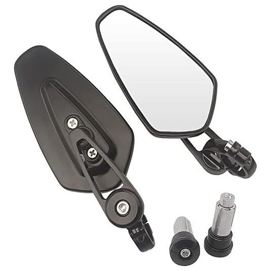 Motosiklet Gidon Aynası Siyah Tak Kullan