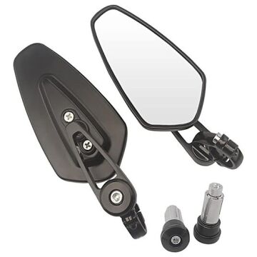 Motosiklet Gidon Aynası Siyah Tak Kullan