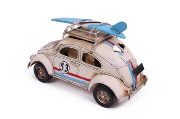 Dekoratif Metal Araba Çerçeveli Kalemlik Hediyelik