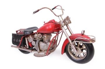 Dekoratif Metal Motosiklet Biblo