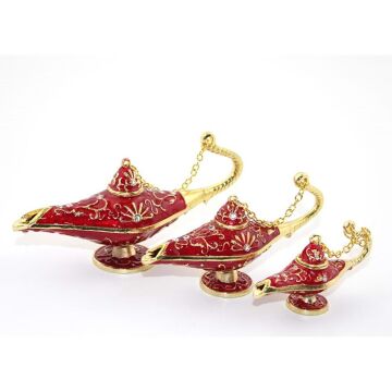 Taşlı 3'Lü Alaaddin Lambası Biblo