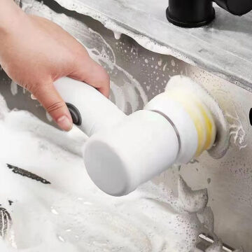 Şarjlı 5 Başlıklı Otomatik Bulaşık Temizleme Fırçası