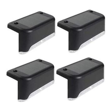 Güneş Enerjili Solar Köşebent 4 Adet Bahçe Aydınlatma