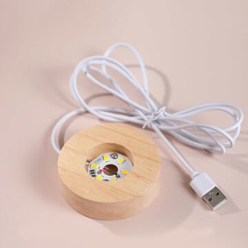 Usb'li Tasarım Işıklı Cam Küre