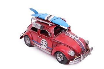 Dekoratif Metal Araba Çerçeveli Vintage Vosvos Hediyelik