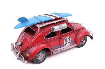 Dekoratif Metal Araba Çerçeveli Vintage Vosvos Hediyelik