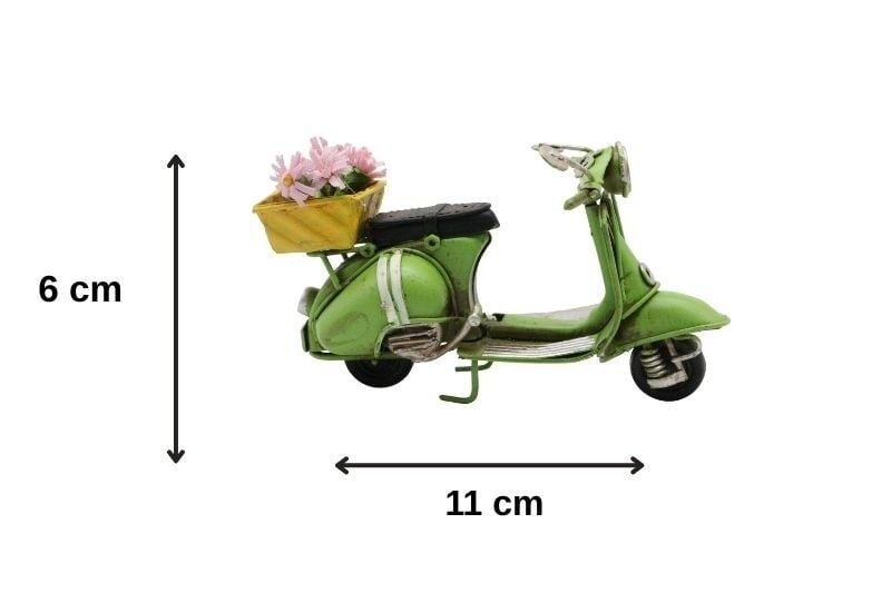 Dekoratif Metal Scooter