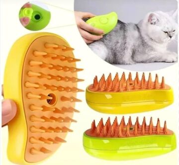 Şarjlı Soğuk Buharlı Kedi Köpek Fırçası Tarağı