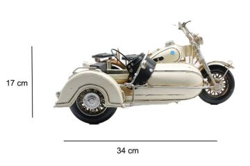 Dekoratif Metal Sepetli Motor