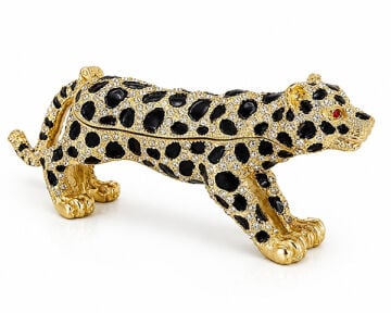 Taşlı Tekli Leopar Biblo