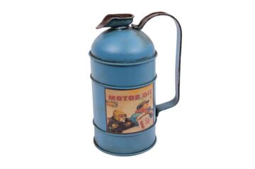 Dekoratif Metal Yakıt Bidonu Kumbaralı Vintage Hediyelik