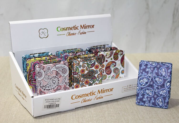 Taşlı El Aynası Dikdörtgen İnce