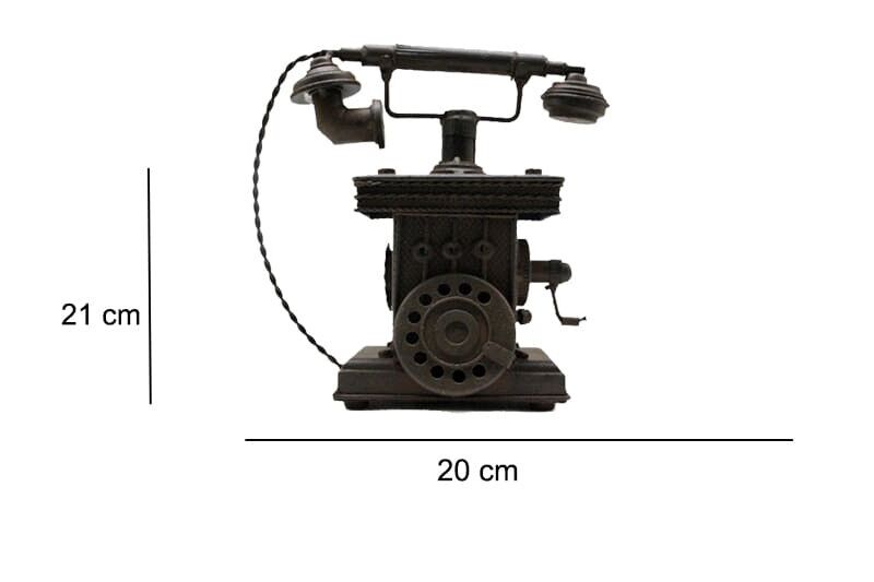 Dekoratif Metal Telefon