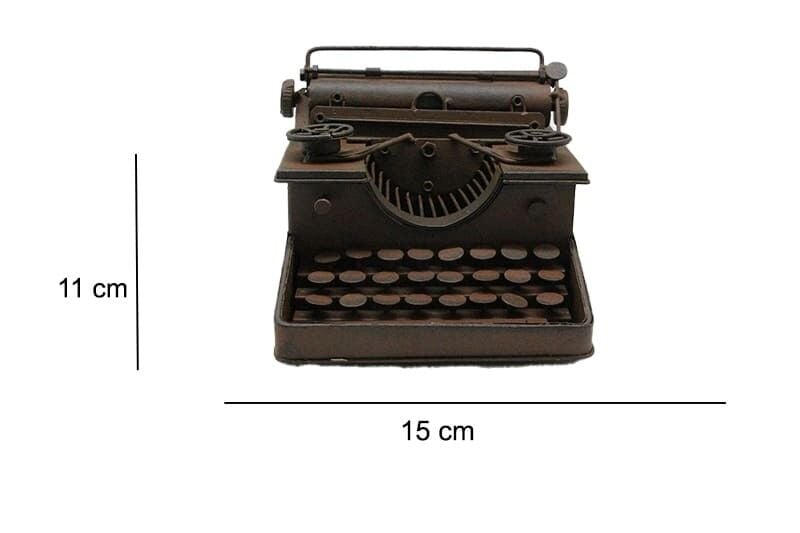 Dekoratif Metal Daktilo