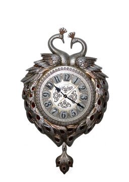 Duvara Asmalı Tavuskuşu Saat