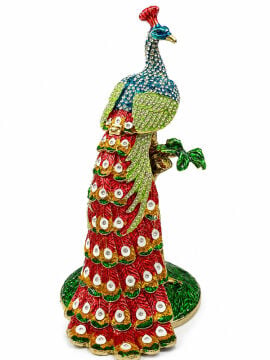 Taşlı Tavuskuşu Biblo