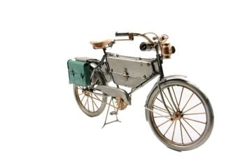 Dekoratif Metal Bisiklet Biblo