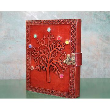 Taşlı Deri Defter