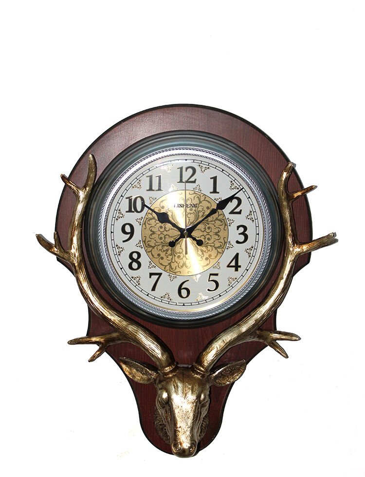 Duvara Asmalı Geyik Saat